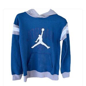 BOYS NIKE JORDAN GYM23 PO HOODIE 'TRUE BLUE' L XL Blue NWT